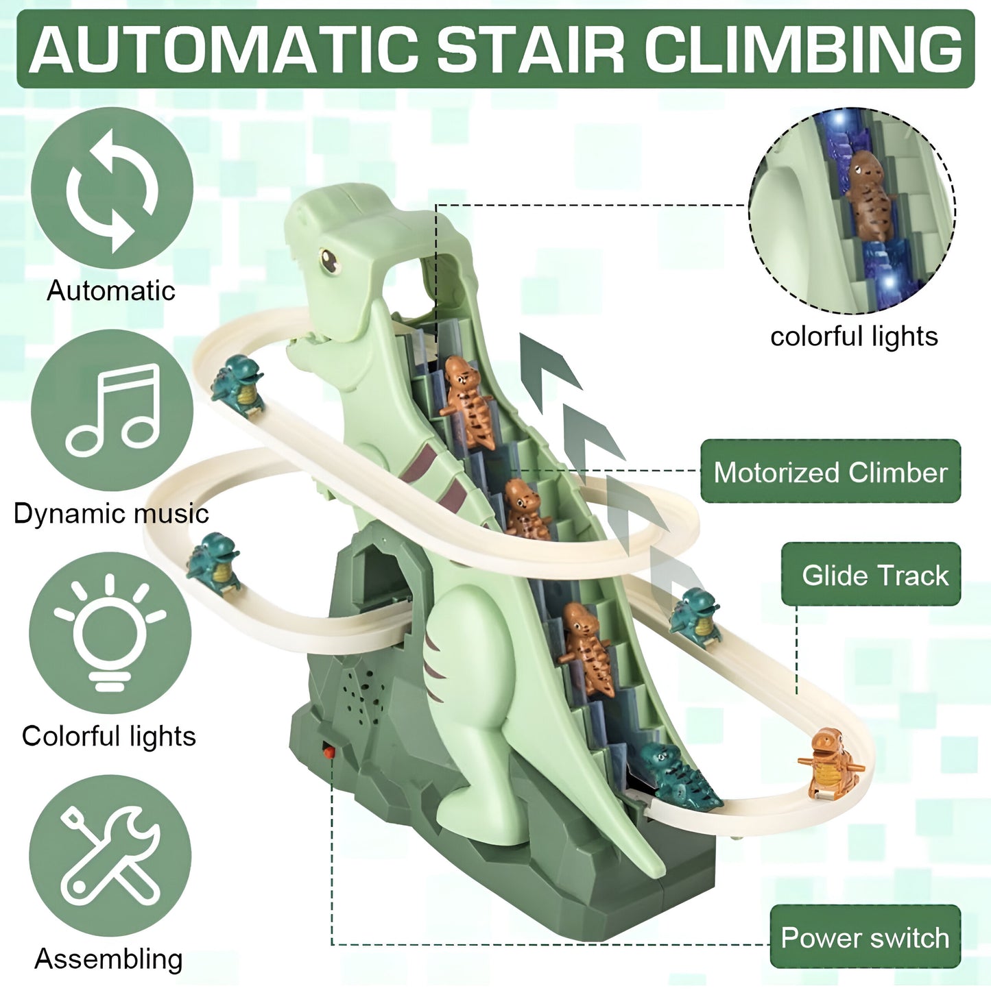 Tobogán De Dinosaurio